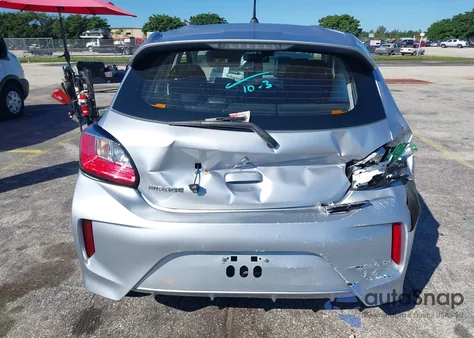 2024 Mitsubishi Mirage Es/Le z USA, uszkodzony, nr VIN ML32AUHJ0RH027968